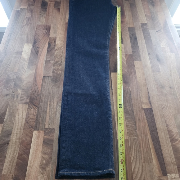 AG Adriano Goldschmied The Matchbox Slim Straight Dark Wash Jeans Size 34X34 - Picture 10 of 12